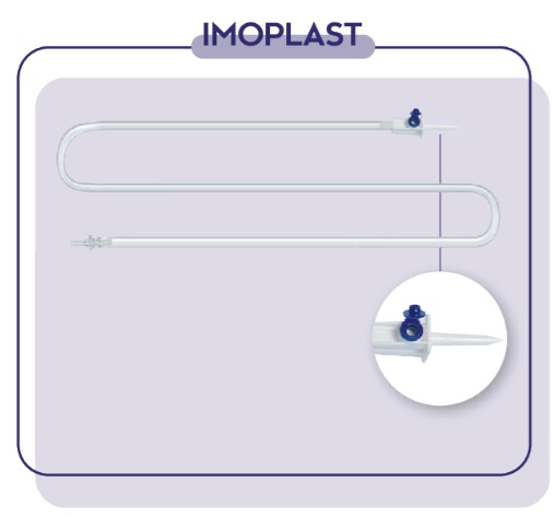 AIGUILLE DOUBLE SEULE IMOPLAST