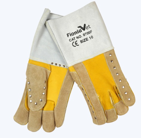 BESCHERMENDE HANDSCHOENEN VOOR HET HANTEREN VAN KATTEN / EXOTISCHE DIEREN 35cm