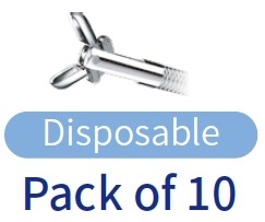 BIOPSY FORCEPS OVAL CUP WITHOUT SPIKE UNCOATED STERILE 2,3x2300mm (x10)