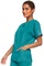BLOUSE CHEROKEE ORIGINALS V-NECK TOP DONKER TURKOOIS L
