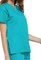 BLOUSE CHEROKEE ORIGINALS V-NECK TOP TURQUOISE CLAIR M