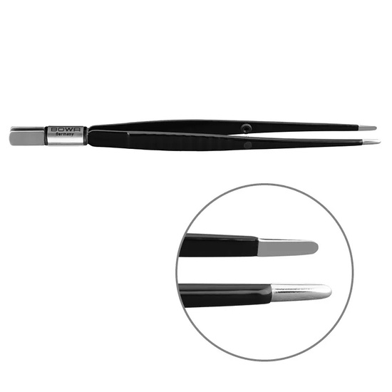 BOWA BIPOLAIR PINCET 160mm, 8mmx2mm