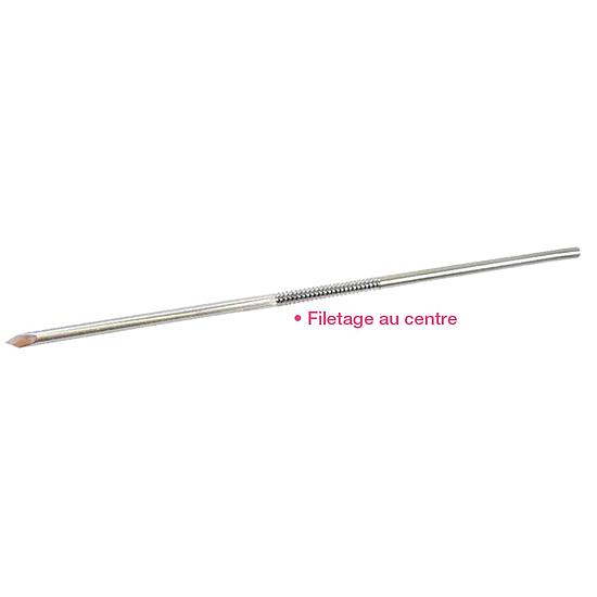 BROCHE 1PTE FILETAGE POSITIF CENTRAL 12cmx1,2mm (x3)