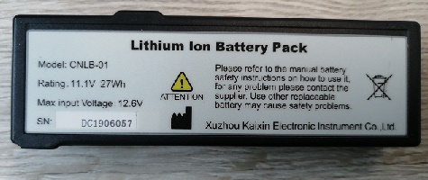 ECHOGRAAF RURAAL SAV KX5200 : BATTERIJ