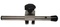 FIXEERKLEM VOOR TAFELS TA100 EN TA700 30x8mm