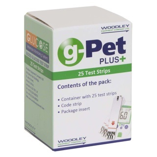 GLUCOMETRE G-PETPLUS TIGETTES (x25)