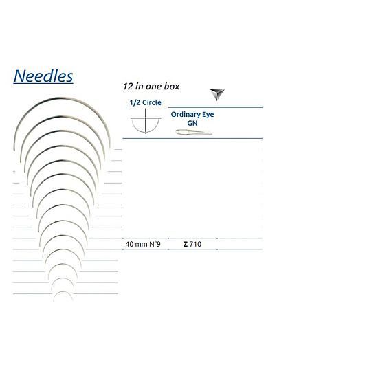 HECHTNAALD 1/2 SNIJDEND 40mm SMI Z710 (x12)