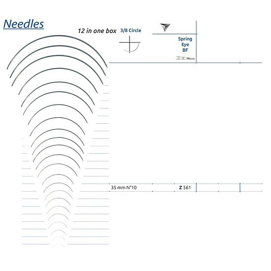 HECHTNAALD 3/8 SN  35mm RES SMI Z561 (x12)