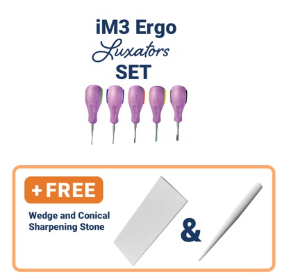 IM3 ERGO LUXATOR XS KIT 5stuks PAARS + GRATIS WETSTEEN EN KEGEL Q1