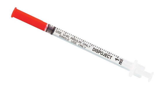 INSULINESPUIT 1ml/UI40+29G STANDAARD 40UI DISPOJECT (x100)