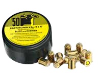 KOGEL BLITZPISTOOL geel (x50)