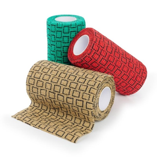 KRUUSE SafeVet Bandage 10cmx4,5m mix of 3 colors (x10)