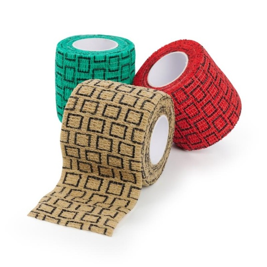KRUUSE SafeVet Bandage  5cmx4,5m mix de 3 couleurs (x10)