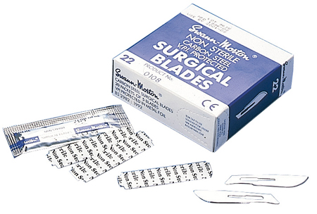 LAME BISTOURI NON STERILE SW.M. N24 (20x5)