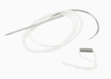 LIGAFIBA LATERAAL SUTURE MET 2 NAALDEN + CLIP 500LB X 600MM VI-LFLSCR500