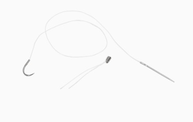 LIGAFIBA LATERAAL SUTURE MET 2 NAALDEN + CLIP 75LB VI-LFLSCR75