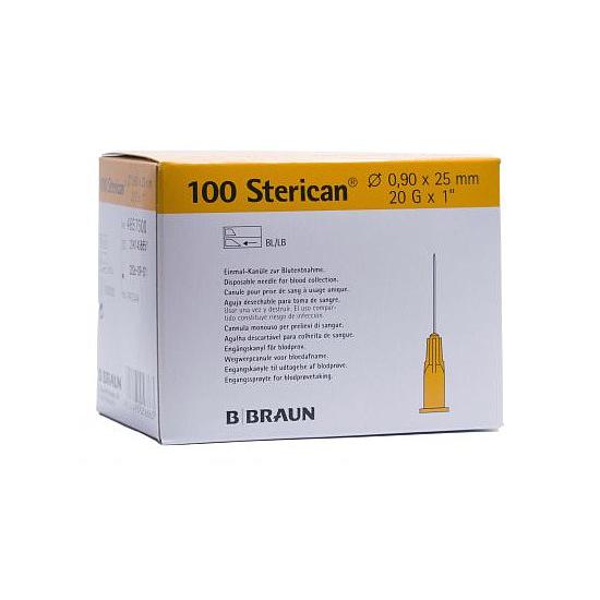 NAALD STERICAN 20Gx1 25mm (x100)