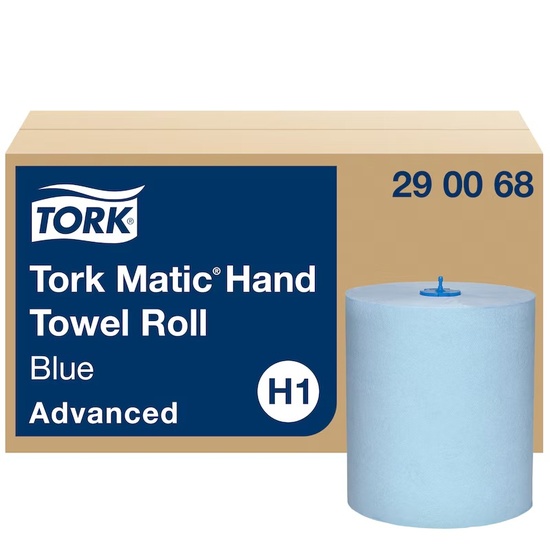 PAPIER TORK H1 ADVANCED BLAUW 2 PLOOIEN 29.00.68 (x6)