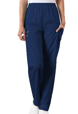 PULL-ON CARGO PANTS IN NAVY 2XL