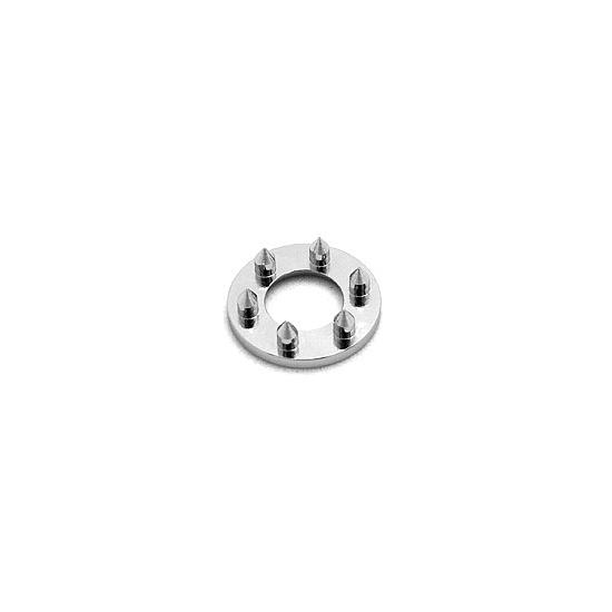 RING MET PUNTEN INOX VOOR SCHROEF 4,5/6,5MM 2442