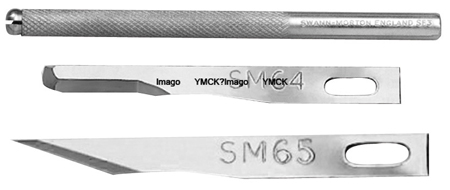 SKALPELHANDVAT SF3 7,7cm VOOR MESJE 64/65