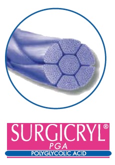 SMI SURGICRYL PGA USP3&4 EP6 250cm ligapack