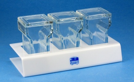 SOCLE BLANC POUR CUVES DE COLORATION PLEXIGLASS ASSISTENT