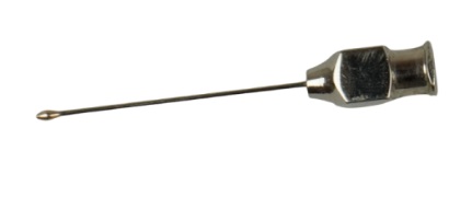SONDE LACRYMALE INOX DROITE 33mmx0,6mm