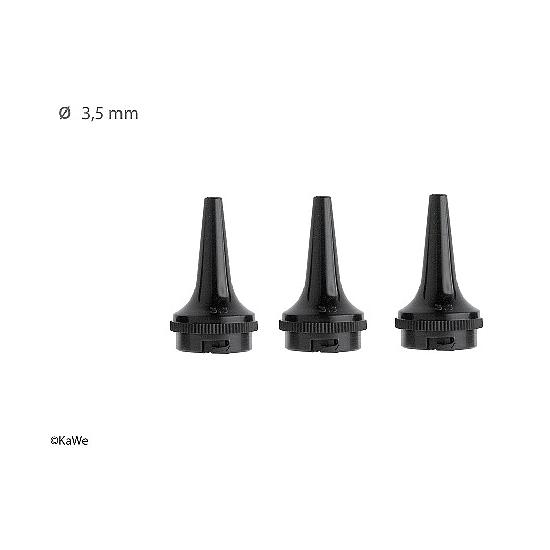 SPECULUM EUROLIGHT 3,5mm zwart (x3)