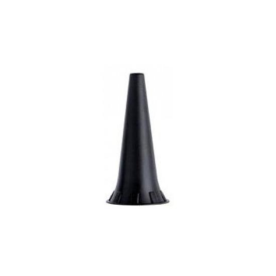 SPECULUM PLASTIEK 2,5mm ZWART (x10)