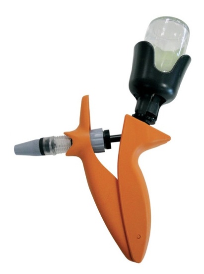 SPUIT FLAMATIC FLESSENHOUDER MODEL KUNSTSTOF 5ml AANSLUITDEEL METAAL