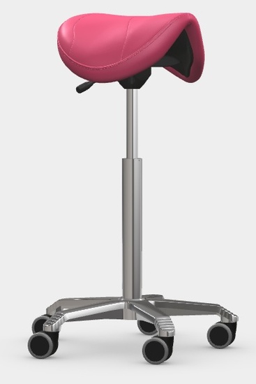 TABOURET SELLE AMAZONE AJUSTABLE HAUTE PINK ORCHID