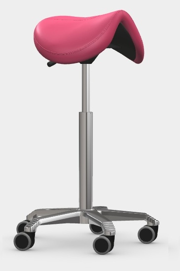 TABOURET SELLE JUMPER AJUSTABLE HAUTE PINK ORCHID