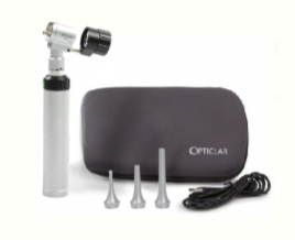 TROUSSE OTOSCOPE VET LED LOUPE FOCUSABLE USB 