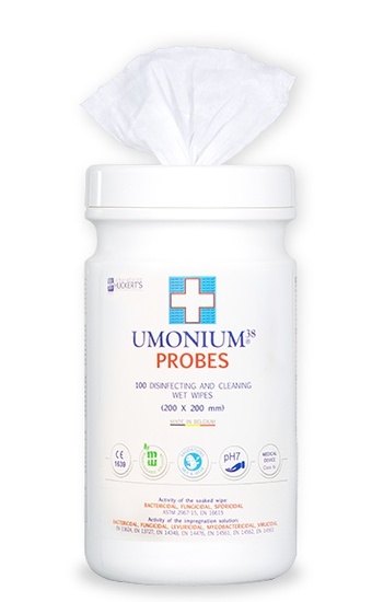 UMONIUM38 PROBES NATTE DOEKJES 20x20cm  (x100)