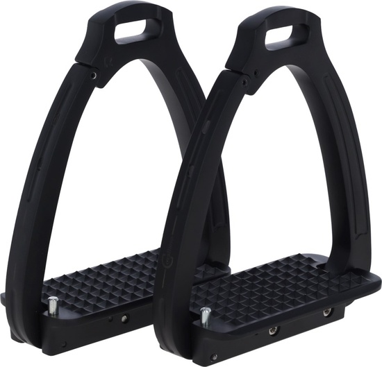 VEILIGE STIJGBUIG, ZWART, 12 CM