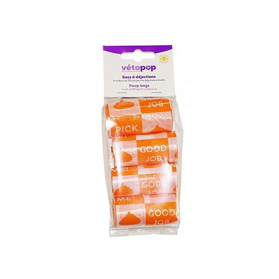 VETOPOP HONDENPOEPZAKJES 4X20 ZAKJES